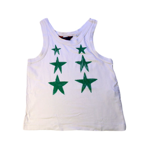 A White Sleeveless T Shirts from The Animals Observatory in size 8Y for boy. (Front View)