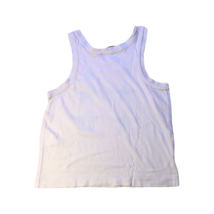 A White Sleeveless T Shirts from The Animals Observatory in size 8Y for boy. (Back View)