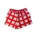 A Red Shorts from The Animals Observatory in size 4T for neutral. (Back View)