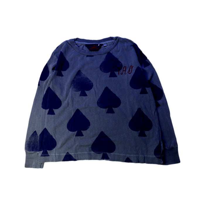 A Blue Long Sleeve T Shirts from The Animals Observatory in size 6T for boy. (Front View)