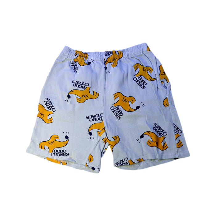 A White Shorts from Bobo Choses in size 8Y for neutral. (Front View)