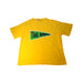 A Yellow Short Sleeve T Shirts from The Animals Observatory in size 10Y for neutral. (Front View)