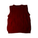 A Burgundy Sweater Vests from The Animals Observatory in size 8Y for boy. (Back View)