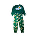A Green Pants Sets from The Animals Observatory in size 10Y for neutral. (Front View)