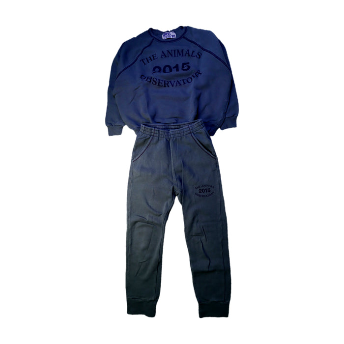 A Blue Pants Sets from The Animals Observatory in size 10Y for neutral. (Front View)