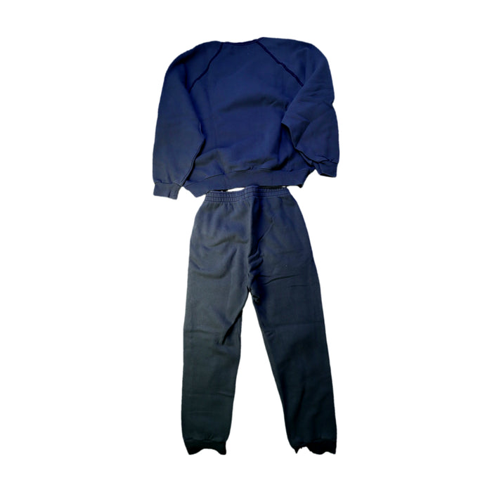 A Blue Pants Sets from The Animals Observatory in size 10Y for neutral. (Back View)