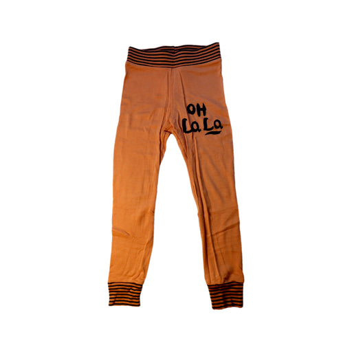A Orange Leggings from Mini Rodini in size 3T for neutral. (Front View)