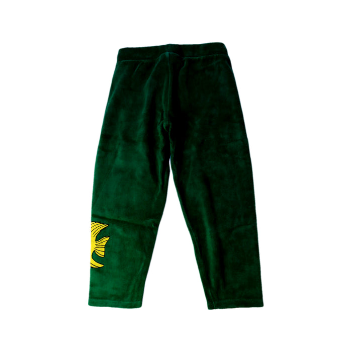 A Green Casual Pants from Mini Rodini in size 3T for boy. (Back View)