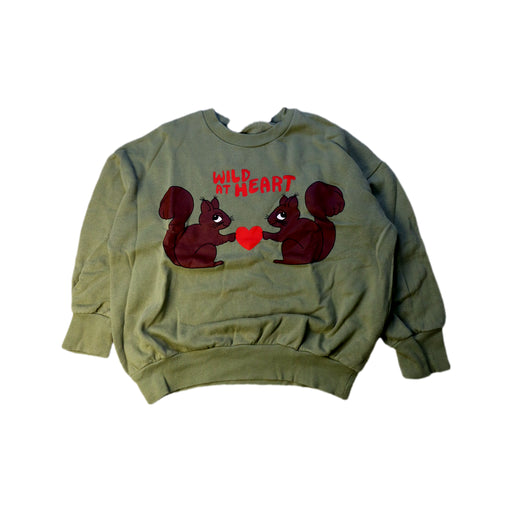 A Green Crewneck Sweatshirts from Mini Rodini in size 8Y for neutral. (Front View)
