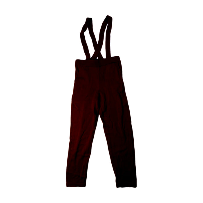 A Burgundy Long Overalls from FUB in size 8Y for neutral. (Front View)