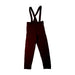 A Burgundy Long Overalls from FUB in size 8Y for neutral. (Back View)
