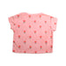 A Pink Short Sleeve Tops from Emile et Ida in size 12-18M for girl. (Back View)