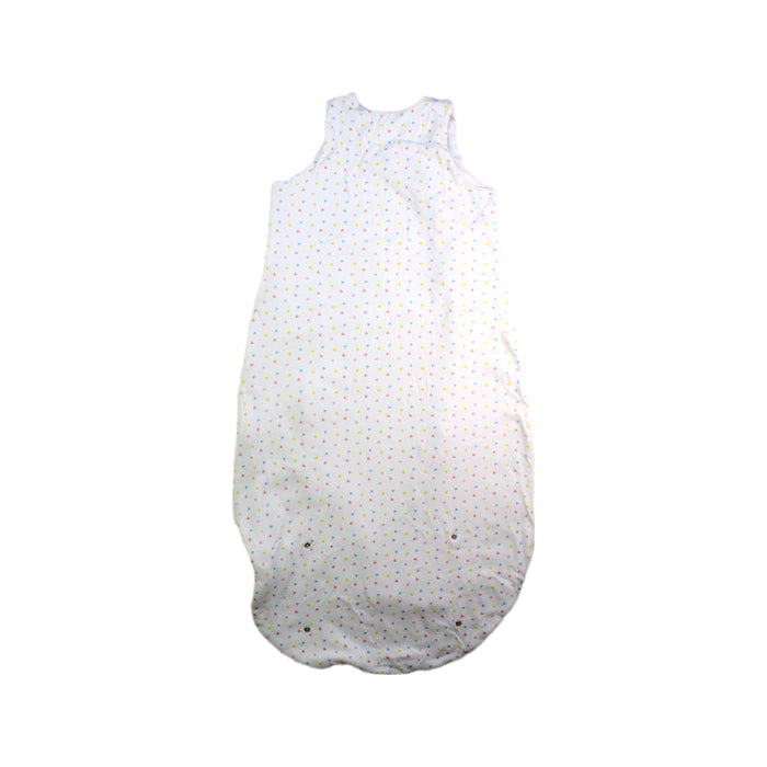 A White Sleepsacs from Petit Bateau in size 18-24M for girl. (Back View)