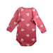 A Pink Long Sleeve Bodysuits from Petit Bateau in size 6-12M for girl. (Back View)