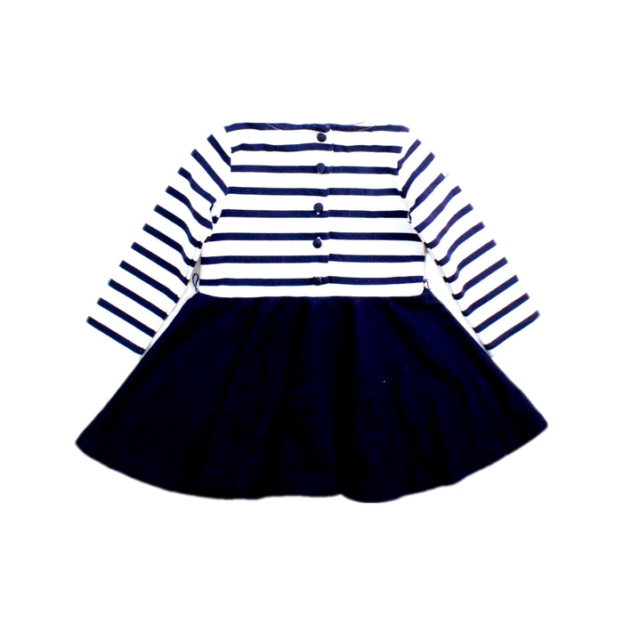 A White Long Sleeve Dresses from Ralph Lauren in size 6-12M for girl. (Back View)