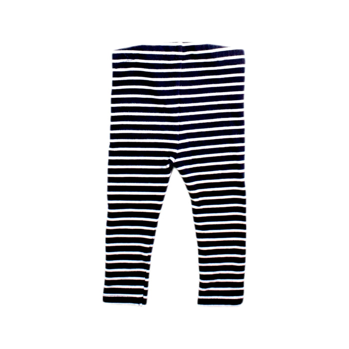 A Navy Leggings from Seed in size 12-18M for neutral. (Back View)