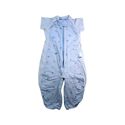 A Blue Sleepsacs from ErgoPouch in size 3-6M for boy. (Front View)