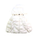 A White Puffer/Quilted Coats & Outerwear from Moncler in size 2T for neutral. (Front View)