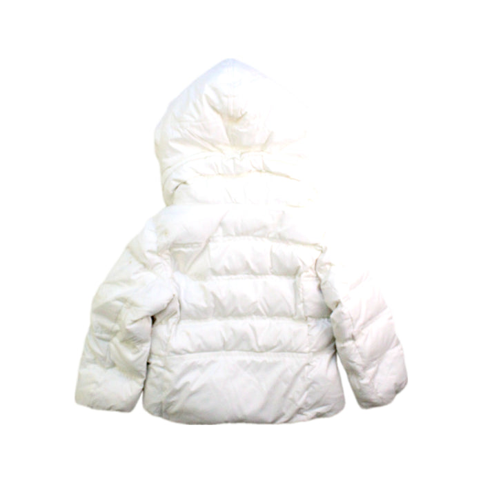 A White Puffer/Quilted Coats & Outerwear from Ralph Lauren in size 2T for girl. (Back View)