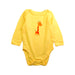 A Yellow Long Sleeve Bodysuits from Mothercare in size 3-6M for boy. (Front View)