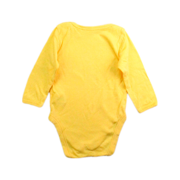 A Yellow Long Sleeve Bodysuits from Mothercare in size 3-6M for boy. (Back View)