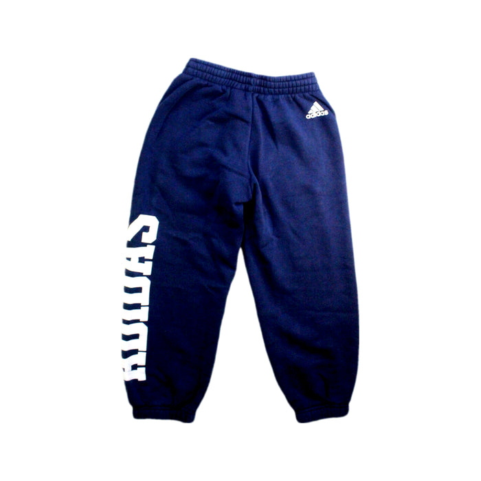 A Navy Sweatpants from Adidas in size 5T for boy. (Back View)