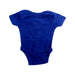 A Navy Short Sleeve Bodysuits from Fisher Price in size Newborn for girl. (Back View)