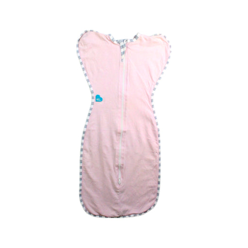 A Pink Swaddles from Love To Dream in size 0-3M for girl. (Front View)
