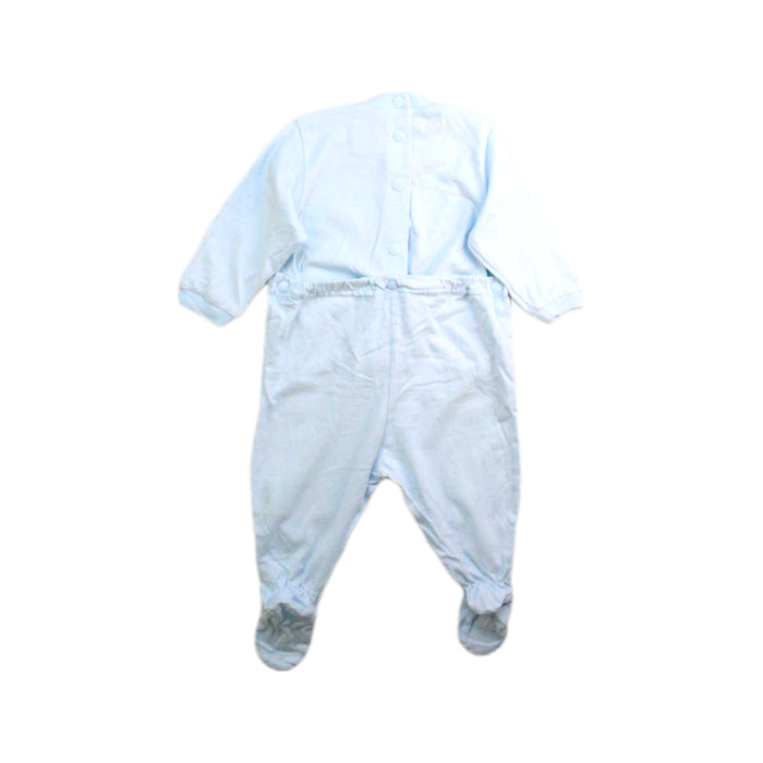 A Blue Onesies from Chicco in size 0-3M for boy. (Back View)