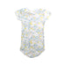 A White Short Sleeve Bodysuits from Petit Bateau in size 0-3M for girl. (Back View)
