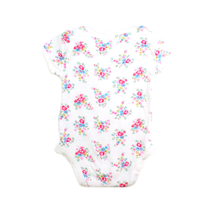 A White Short Sleeve Bodysuits from Cath Kids London in size 3-6M for girl. (Back View)