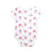 A White Short Sleeve Bodysuits from Cath Kids London in size 3-6M for girl. (Back View)