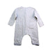 A White Onesies from Petit Bateau in size 0-3M for boy. (Back View)