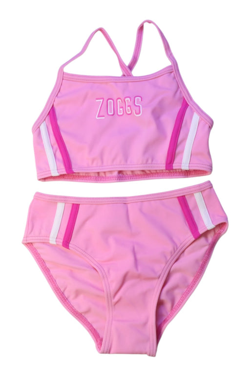 A Pink Bikinis from Zoggs in size 6T for girl. (Front View)