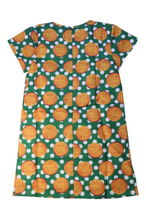A Green Short Sleeve Dresses from Lovie by Mary J in size 5T for girl. (Back View)