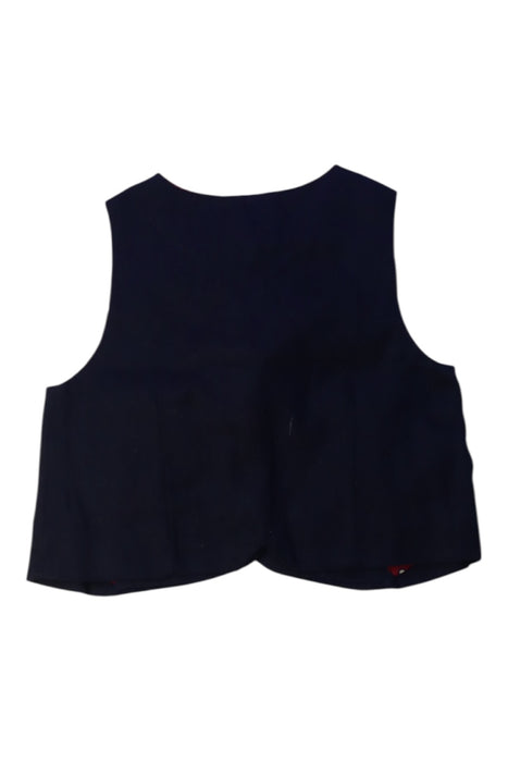 A Navy Vests from Jacadi in size 3-6M for boy. (Back View)