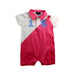 A Pink Short Sleeve Rompers from Nicholas & Bears in size 3-6M for girl. (Front View)