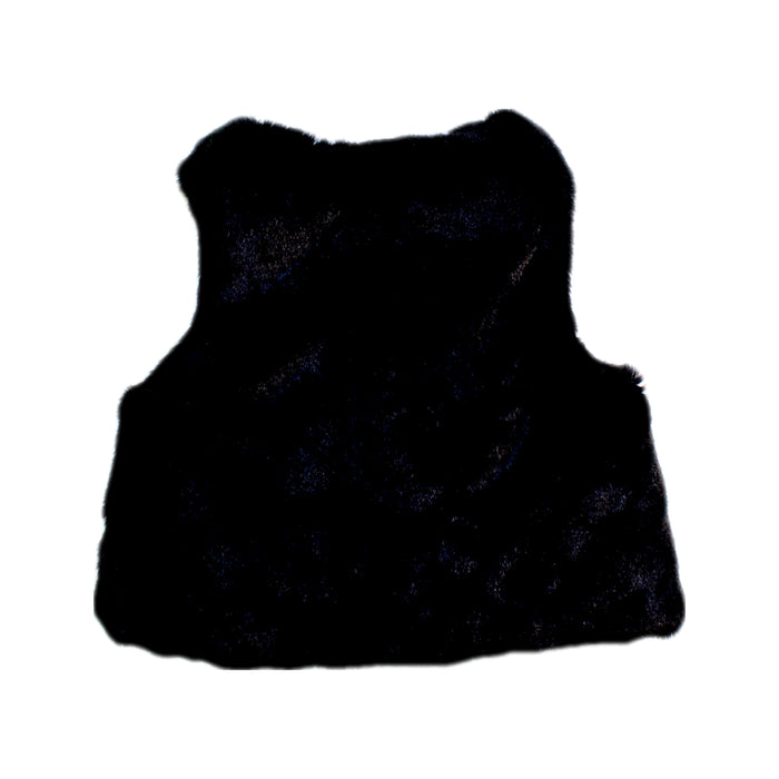 A Black Dress Up Vests from Calvin Klein in size 2T for girl. (Back View)