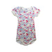 A White Short Sleeve Bodysuits from Petit Bateau in size 6-12M for girl. (Front View)