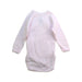 A Pink Long Sleeve Bodysuits from Petit Bateau in size 0-3M for girl. (Back View)