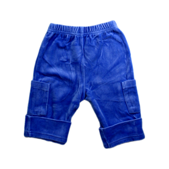 A Blue Casual Pants from Le Top in size 18-24M for boy. (Back View)