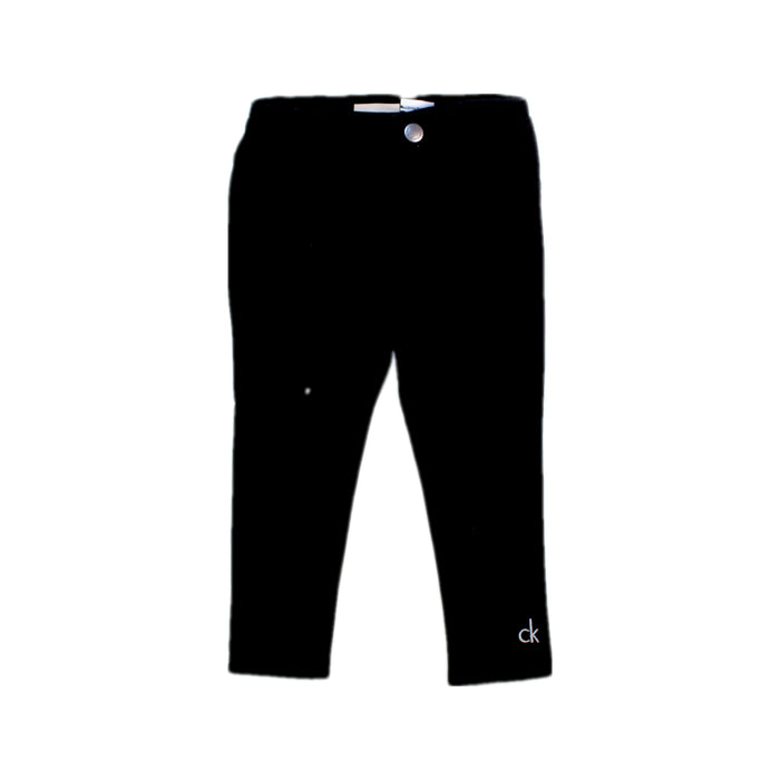 A Black Casual Pants from Calvin Klein in size 2T for girl. (Front View)