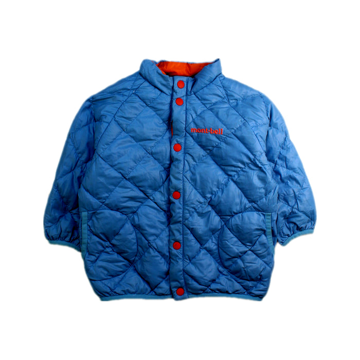 A Orange Puffer/Quilted Coats & Outerwear from Mont-bell in size 12-18M for boy. (Back View)