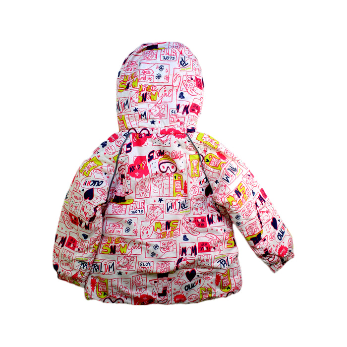 A Multicolour Ski Jackets from Chicco in size 3T for girl. (Back View)