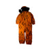 A Orange Snowsuits from Mini Rodini in size 5T for boy. (Front View)