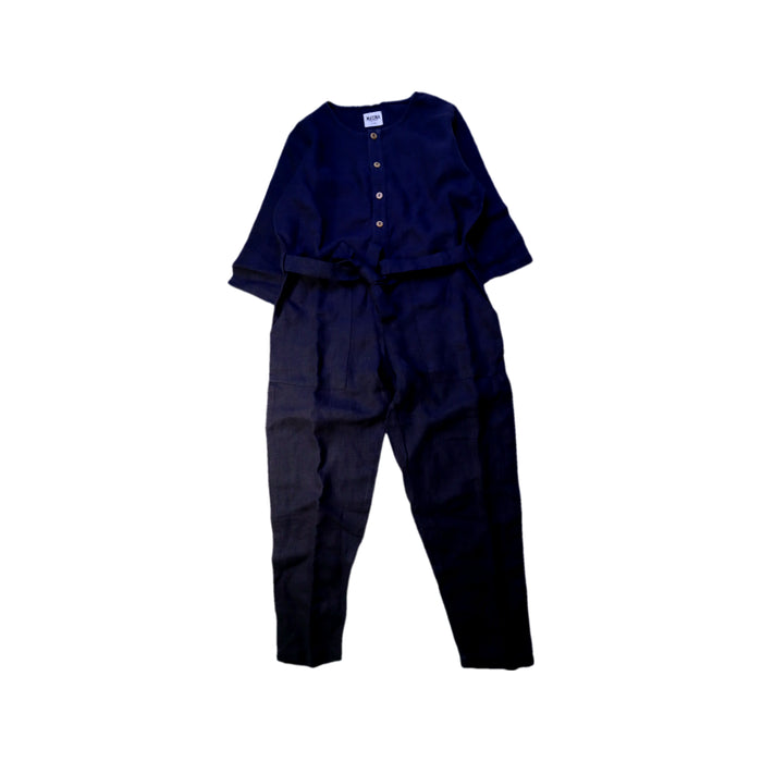 A Navy Long Sleeve Jumpsuits from Matona in size 7Y for girl. (Front View)