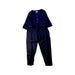 A Navy Long Sleeve Jumpsuits from Matona in size 7Y for girl. (Front View)