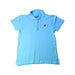 A Blue Short Sleeve Polos from Crewcuts in size 4T for boy. (Front View)
