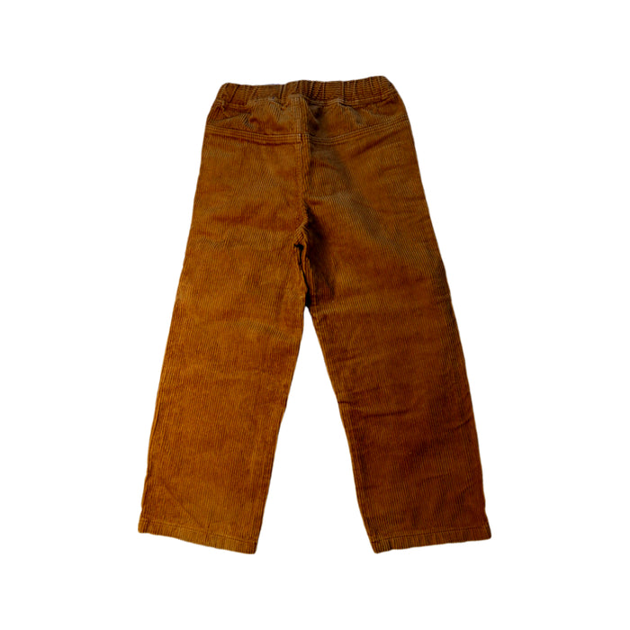 A Brown Casual Pants from Boden in size 5T for boy. (Back View)