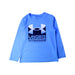 A Blue Long Sleeve T Shirts from Under Armour in size 5T for boy. (Front View)